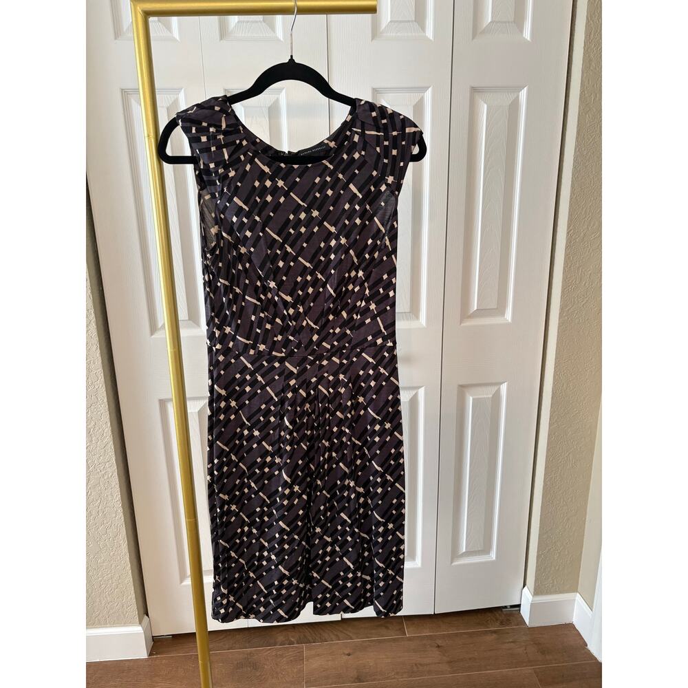 Banana Republic Dress Printed Lightweight Classic, Stretch, Quiet Luxury